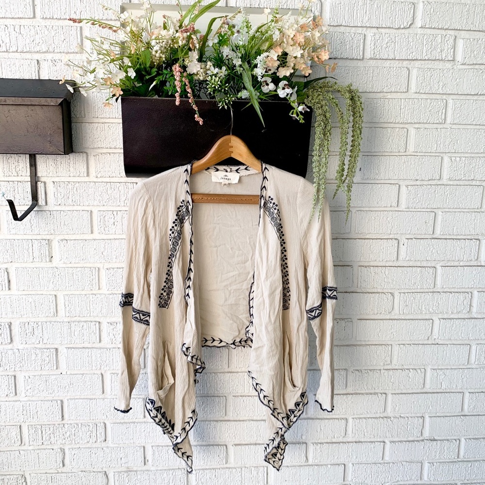 Joompy Cardigan Sweater With Pockets Size Small